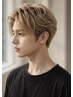 【男性限定】メンズカット+カラー+眉毛カット+炭酸シャンプー ￥6500