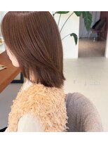 メイン(『　　』main)&nbsp;マロンカラー×ハッシュカット