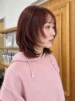 エムクランメイクス 原宿 表参道(m.clan MAKE'S)&nbsp;原宿/くびれミディアム×顔周りレイヤーカット/明治神宮前
