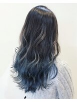 シャルル(charles)&nbsp;アクアブルージュ☆バレイヤージュヘア(charles.aoi)