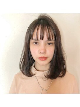 クーエフー(coo et fuu) 20代30代長めボブの眉ギリギリバング♪ナチュラル小顔ツヤ感近藤