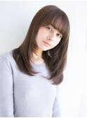 小顔レイヤースタイル