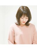 オリーブグレージュ × レイヤーミディ