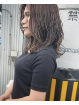 ホロホロヘアー(Hair) カーキベージュ^ ^
