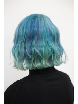 クリーン ヘアデザイン(CLLN hair Design) 【CLLN】ターコイズ×バイオレット