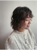 (stylist曽我）やわらかパーマのマッシュボブ