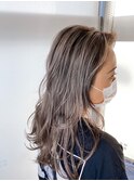 【表参道　roijir】馴染ませハイライト ×柔らかオリーブカラー