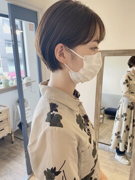 メルト 吉祥寺(melt) 20代30代40代大人可愛い丸みショートひし形ミルクティーベージュ