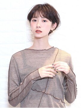 リマ 練馬店(lima) Aラインボブ/ブラウン/抜け感/20代30代40代50代