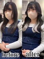 リリー(Lilley)&nbsp;【Lilley 稲永麻衣】インナーエクステ+韓国ヘア