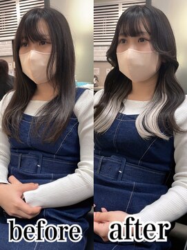 リリー(Lilley) 【Lilley 稲永麻衣】インナーエクステ+韓国ヘア