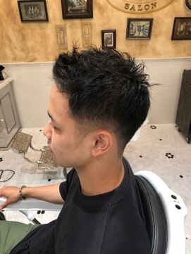 ルドローブラントオオサカ(LUDLOW BLUNT Osaka) 【LUDLOW BLUNT】藤原貴徳 ナチュラルフェードアップバング