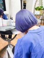 オブヘアーギンザ(Of HAIR GINZA)&nbsp;透明感ラベンダーカラー×ボブスタイル