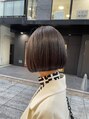 キングダム 元町店(KINGDOM)&nbsp;綺麗なラインのボブも得意です。お客様の骨格に合わせて切ります