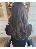 コテ巻き風子デジタルパーマ オリーブカラー