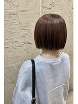 ザ ラボ アングゥ(The Labo ungu) ぱっつんボブ/レッドブラウン/インナーカラー