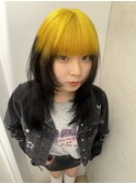 艶髪/ハイトーン/ボブカット/レイヤーカット/ルーツカラー