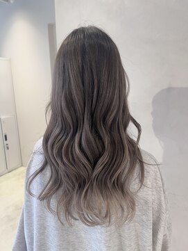 エイト ヘアサロン 渋谷本店(EIGHT) 【バレイヤージュ】大人っぽい色味のカラー