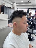 Hi fade feather up