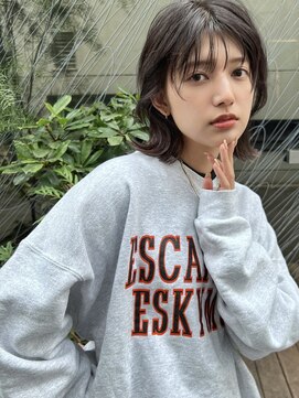 ミンクス渋谷スマートサロン(MINX shibuya smart salon) 魅力倍増カール シアーカラー ショート 姫カット ダークアッシュ