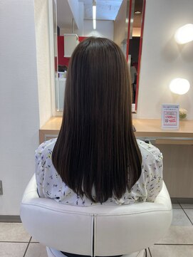 ルージュ 茗荷谷店(ROUGE) ブラウン×ミディアム×髪質改善トリートメント【茗荷谷駅】