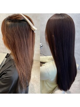 シンズ 銀座(sins) パヤパヤと毛羽立つ髪にsins酸性ストレート[30代40代50代60代]