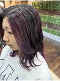 バレイヤージュ　バイオレット