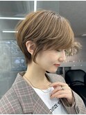 20代30代大人ボブショートカット透明感カラー髪質改善福岡博多