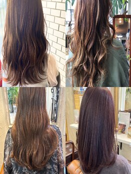 ブルシイ(Bersih)の写真/カラーの色味を調整して、透明感とツヤをプラス☆カラーがより映えるカットで理想のスタイルを実現◎