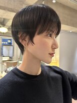 パーク(PARK)&nbsp;丸みショートボブショートヘア大人ショートカット黒髪ショート