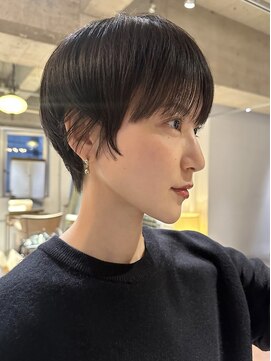 パーク(PARK) 丸みショートボブショートヘア大人ショートカット黒髪ショート