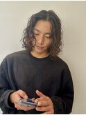 メンズロングヘア/メンズパーマ