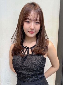 ミンクス 銀座店(MINX) ★黒髪ボブルフネビージュ小顔ワンレンレイヤー