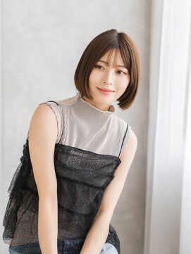 エレノア 横浜(Eleanor) 20代30代40代×ナチュラルボブ×前下がりボブ×ストレートボブ