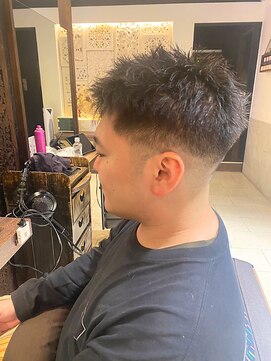 ヘアリゾート粋 ティガ 池袋店(tiga) メンズカット/ツーブロック×ブラウンカラー