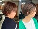 バーチョ(bacio)の写真/札幌最高峰の技術でお客様史上最高のショートヘアに！［札幌/麻生駅/ショート/白髪ぼかし/ハイライト］