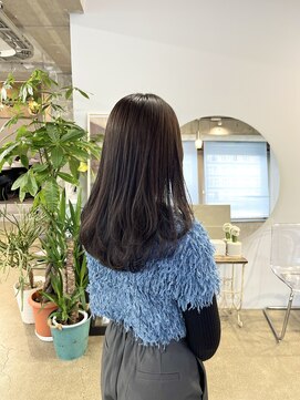 リラクオーレ 三宮 元町(LIRA CUORE) アッシュブラウン×ツヤツヤ酸性縮毛矯正