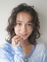 ワン 川崎(ONE)&nbsp;オリーブベージュ/ウェットヘア /レイヤーカット /川崎