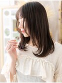 ■姫カットレイヤーワンカール小顔ミディアム609浦和20代30代
