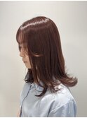 髪質改善カラー韓国風暖色カラー横浜
