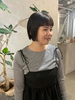 フォト 新宿三丁目(foto)&nbsp;ミニボブ切りっぱなし