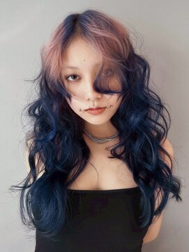 リリック(LYLICK) NAVY　×　PINK　デザイン