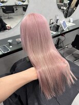 プライズ 成増店(prize)&nbsp;ピンクカラーペールピンクハイトーンブリーチ
