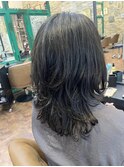 パーマで作るくびレイヤー