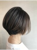 大人上品ハイライトボブ【那覇・宜野湾・浦添】