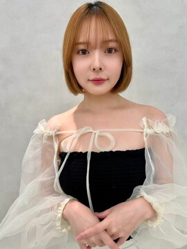 ショート/ボブ/髪質改善/脱白髪染め/白髪ぼかしハイライト