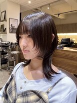 アイドットプラスフェリシア 表参道(i.+FERiCIA.)&nbsp;ミディアムウルフ/レイヤーウルフカット/顔まわりレイヤーカット