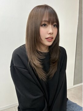 シエル バイ ケンジ 登戸 生田(CIEL by KENJE) 生田くびれレイヤー/透明感ブラウン