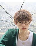 マッシュ 波巻きパーマ 鹿児島メンズ