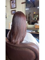 美容室 ブラウン(Brown) ツヤ髪オレンジブラウン